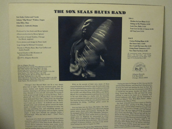 The Son Seals Blues Band : The Son Seals Blues Band (LP, Album)