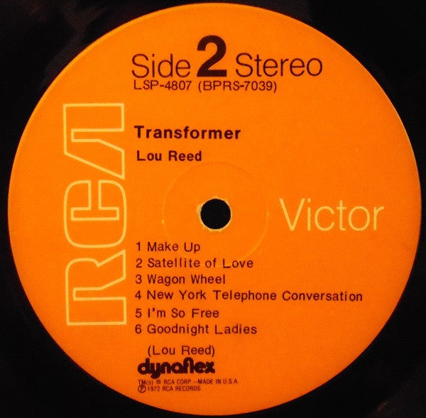 Lou Reed : Transformer (LP, Album, Ind)