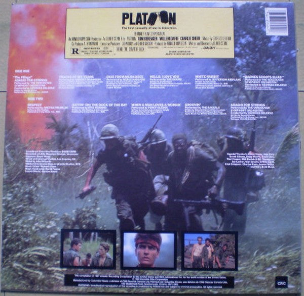 Various : Platoon (Original Motion Picture Soundtrack And Songs From The Era) (LP, Comp, Club)