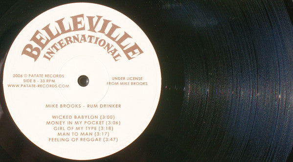 Mike Brooks : Rum Drinker (LP, Album, RE)