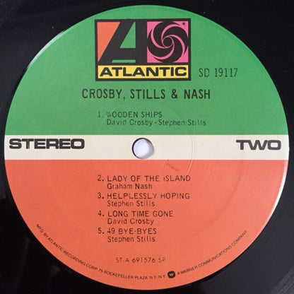 Crosby, Stills & Nash : Crosby, Stills & Nash (LP, Album, RE, SP,)