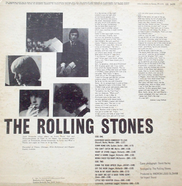 The Rolling Stones : The Rolling Stones, Now! (LP, Album, Mono, RE)
