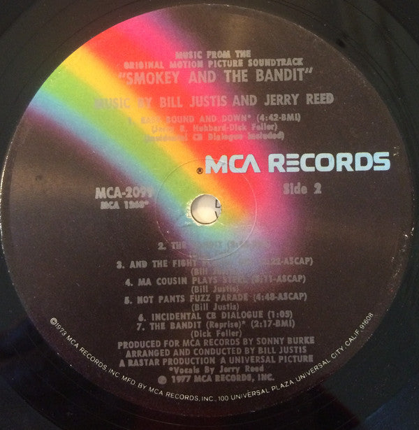 Various : Smokey And The Bandit (Music From The Original Motion Picture Soundtrack) (LP, Comp)