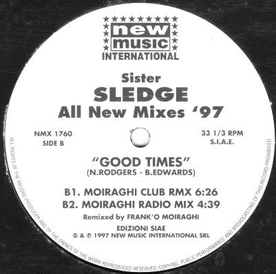 Sister Sledge : All New Mixes '97 (2x12")