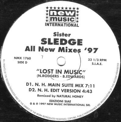 Sister Sledge : All New Mixes '97 (2x12")