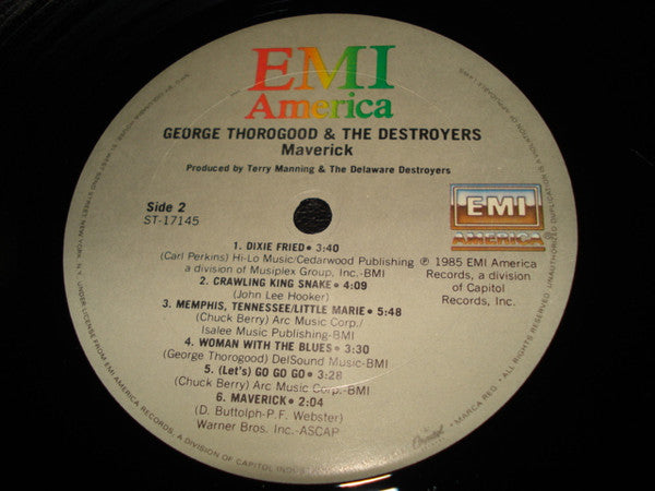 George Thorogood And The Destroyers* : Maverick (LP, Album, Club)