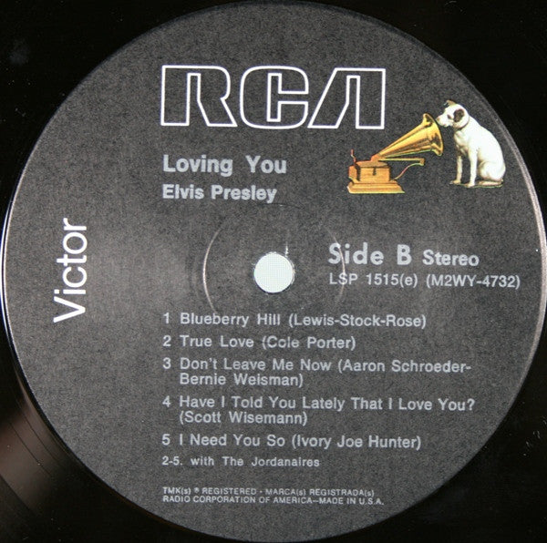 Elvis Presley : Loving You (LP, Album, RE, Ind)