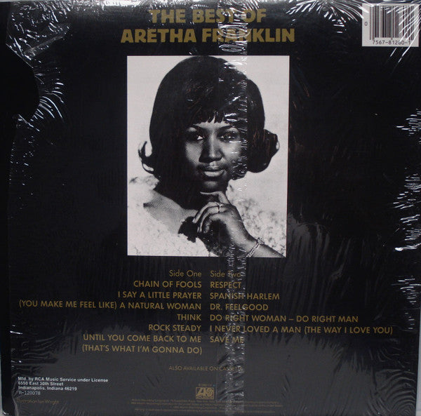 Aretha Franklin : The Best Of Aretha Franklin (LP, Comp, Club, RCA)