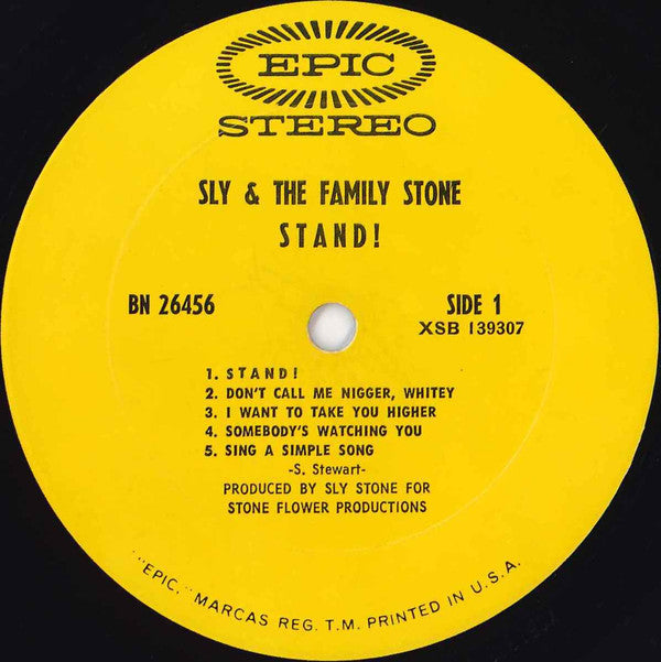 Sly And The Family Stone* : Stand! (LP, Album, Pit)