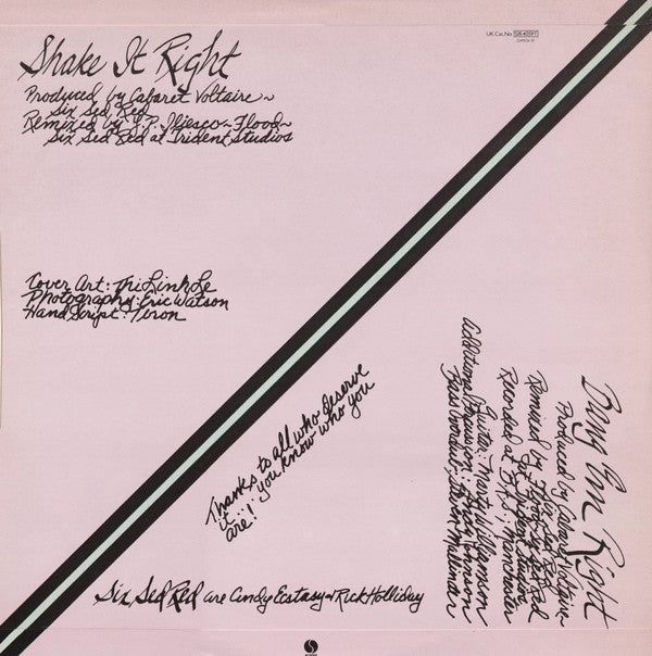 Six Sed Red : Shake It Right (12")