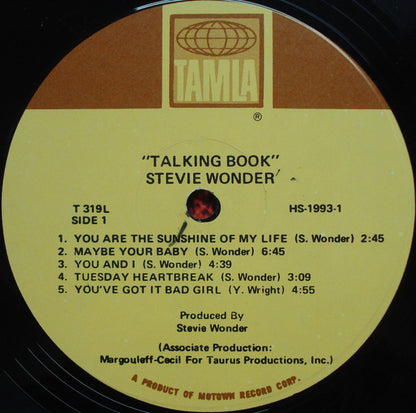 Stevie Wonder : Talking Book (LP, Album, RP, Hol)