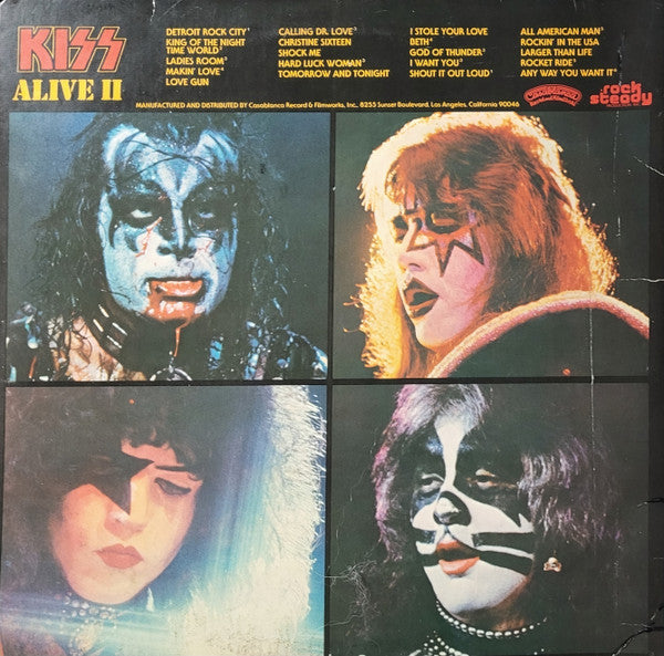 Kiss : Alive II (2xLP, Album, San)