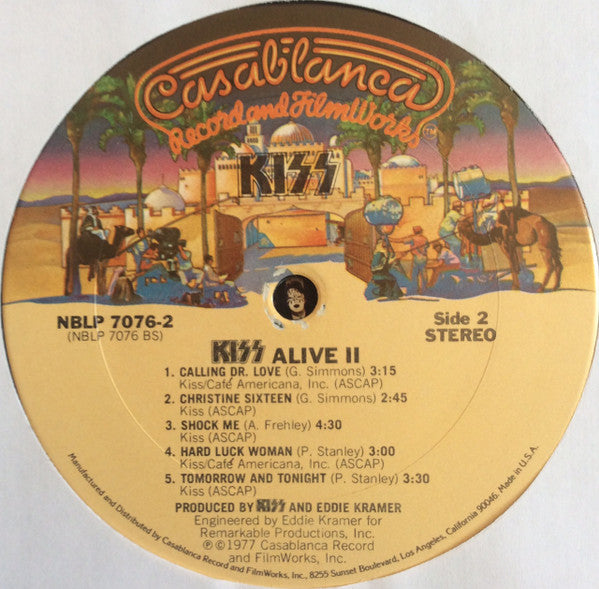 Kiss : Alive II (2xLP, Album, San)