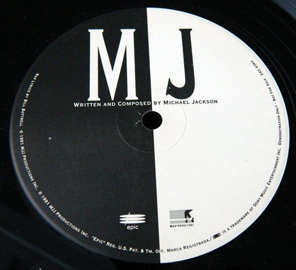 Michael Jackson : Black Or White (12", Single, Promo)