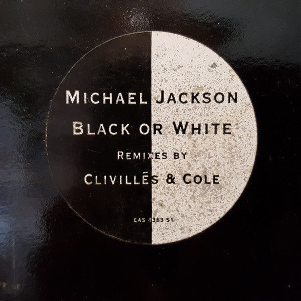 Michael Jackson : Black Or White (12", Single, Promo)