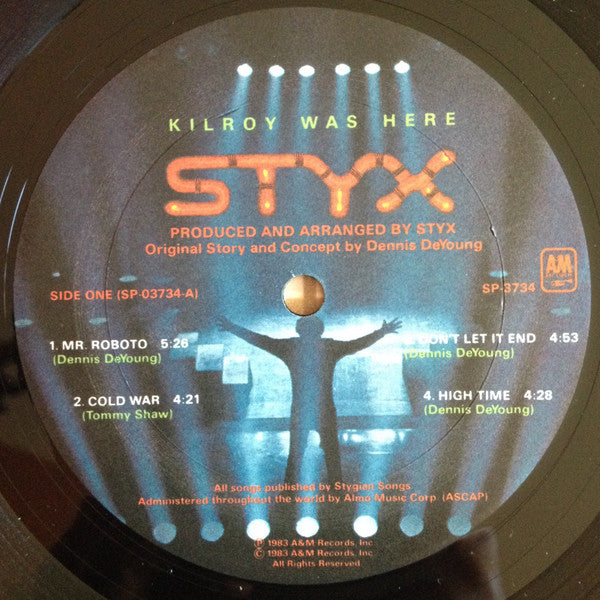 Styx : Kilroy Was Here (LP, Album, Ele)
