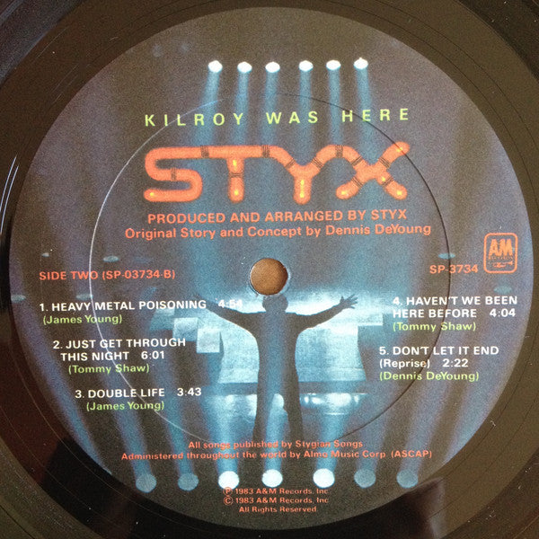 Styx : Kilroy Was Here (LP, Album, Ele)