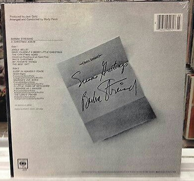 Barbra Streisand : A Christmas Album (LP, Album, RE, Car)