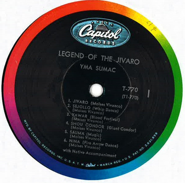 Yma Sumac : Legend Of The Jivaro (LP, Album, Mono, RE, Scr)