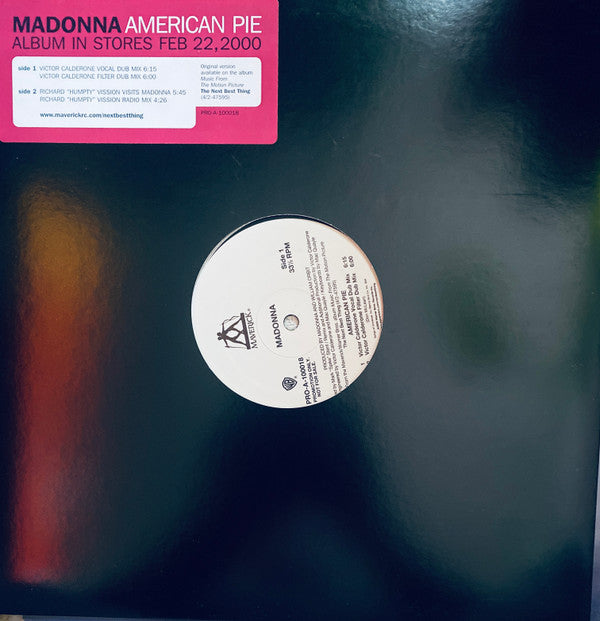 Madonna : American Pie (12", Promo)