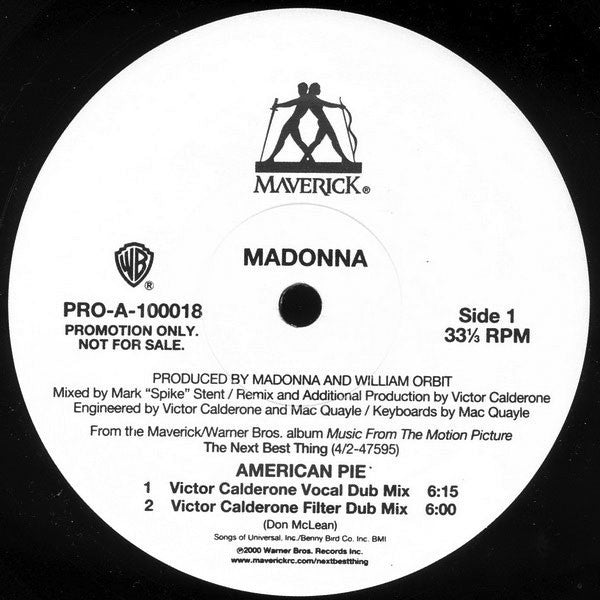 Madonna : American Pie (12", Promo)