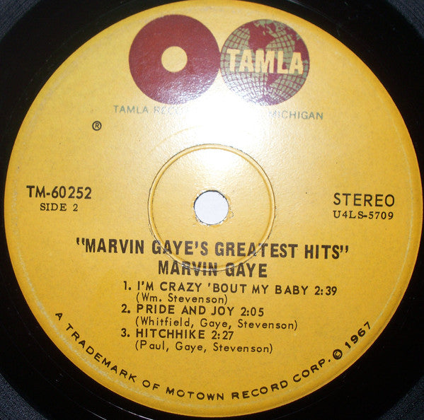 Marvin Gaye : Greatest Hits (7", Jukebox)