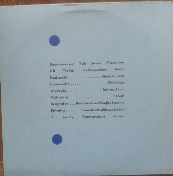 New Order : Movement (LP, Album, RP, MVS)