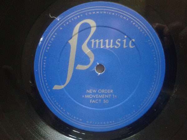 New Order : Movement (LP, Album, RP, MVS)