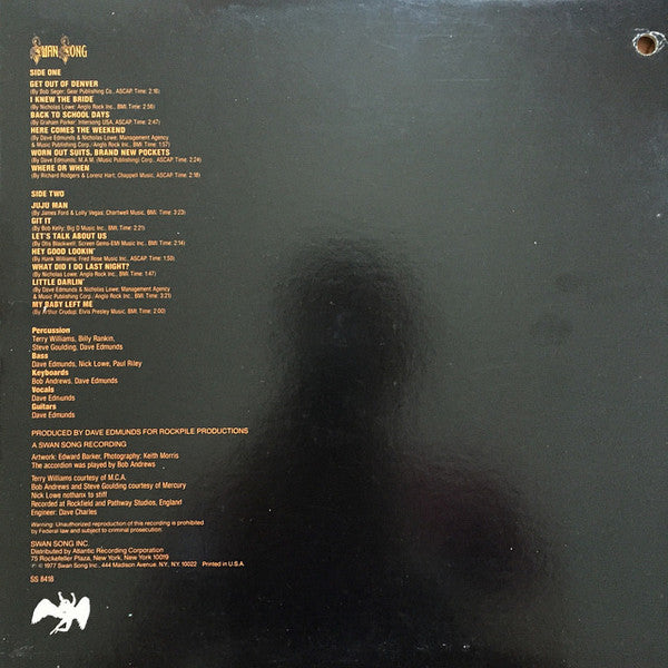 Dave Edmunds : Get It (LP, Album, RI )