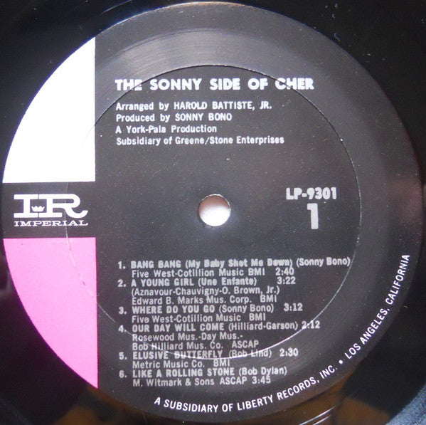 Chér* : The Sonny Side Of Chér (LP, Album, Mono)
