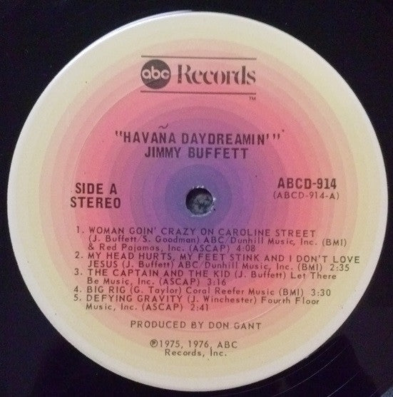 Jimmy Buffett : Havaña Daydreamin' (LP, Album, Gat)