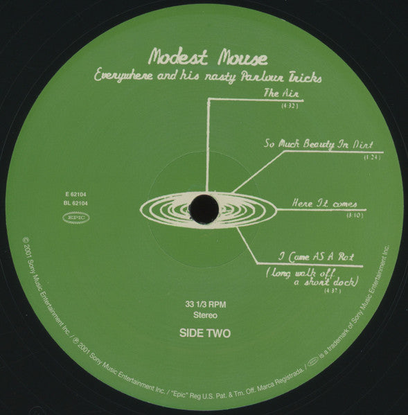 Modest Mouse : Everywhere And His Nasty Parlour Tricks (12", EP, RE, 180)