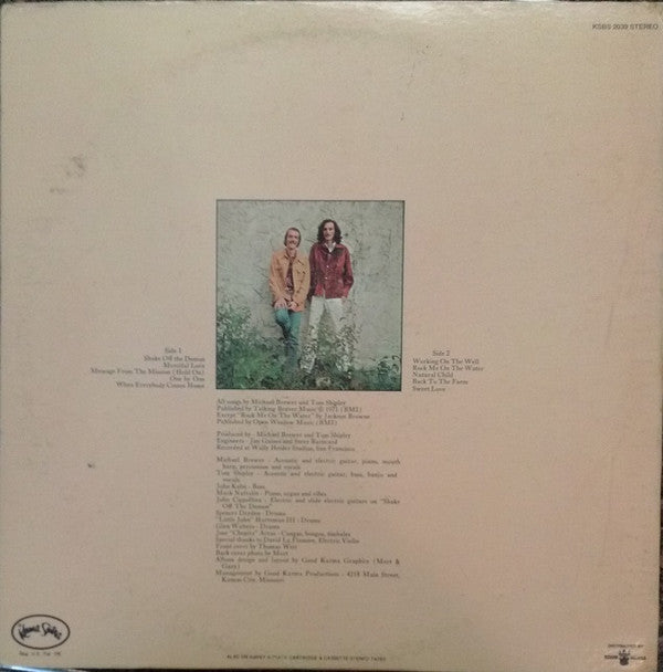 Brewer And Shipley : Shake Off The Demon (LP, Album, Mon)