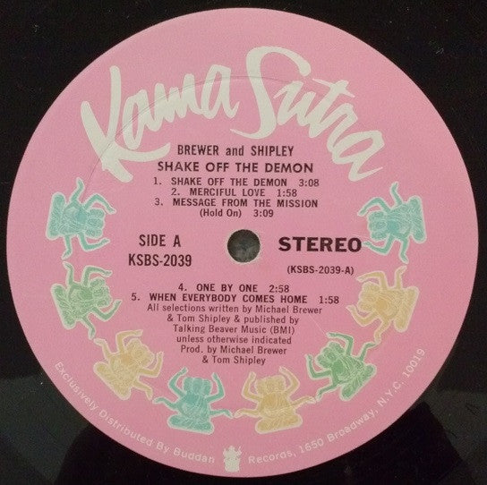 Brewer And Shipley : Shake Off The Demon (LP, Album, Mon)