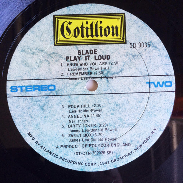 Slade : Play It Loud (LP, Album)