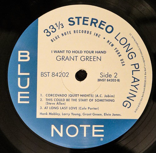 Grant Green : I Want To Hold Your Hand (LP, Album, RE, RM)
