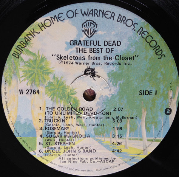 The Grateful Dead : The Best Of The Grateful Dead: Skeletons From The Closet (LP, Comp, RP, MCA)