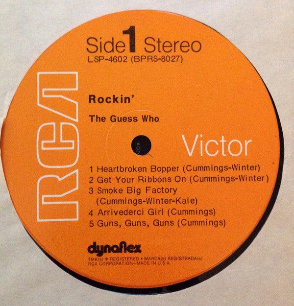 The Guess Who : Rockin' (LP, Album, Roc)