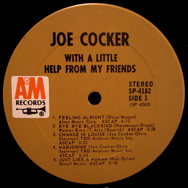 Joe Cocker : With A Little Help From My Friends (LP, Album, Pit)