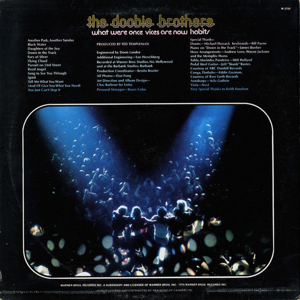 The Doobie Brothers : What Were Once Vices Are Now Habits (LP, Album)