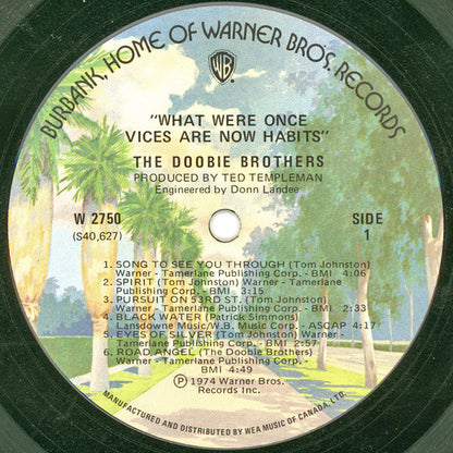 The Doobie Brothers : What Were Once Vices Are Now Habits (LP, Album)