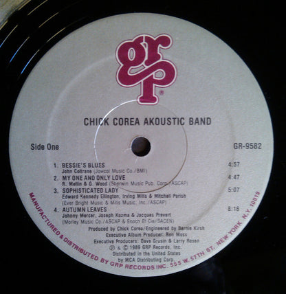 Chick Corea Akoustic Band : Chick Corea Akoustic Band (LP, Album)