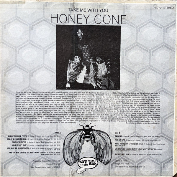 Honey Cone : Take Me With You (LP, Album)