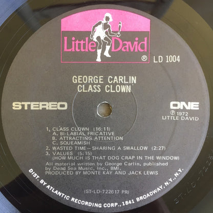 George Carlin : Class Clown (LP, Album, Pre)