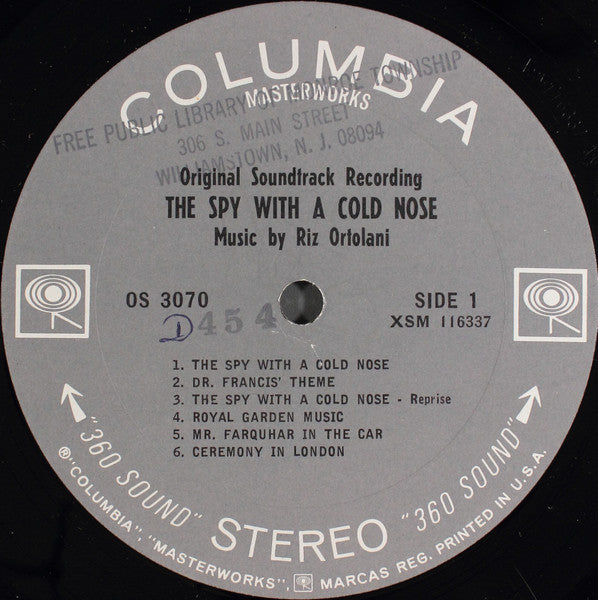 Riz Ortolani : The Spy With A Cold Nose (LP)