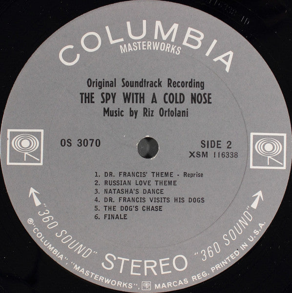 Riz Ortolani : The Spy With A Cold Nose (LP)