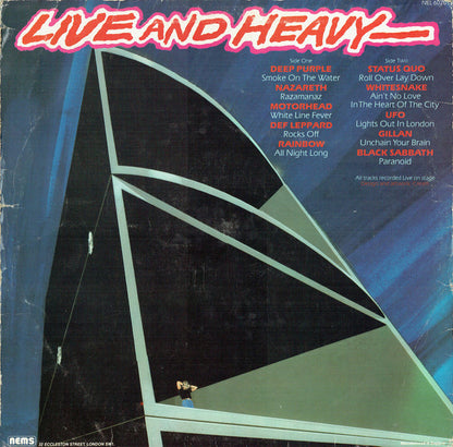Various : Live And Heavy (LP, Comp)