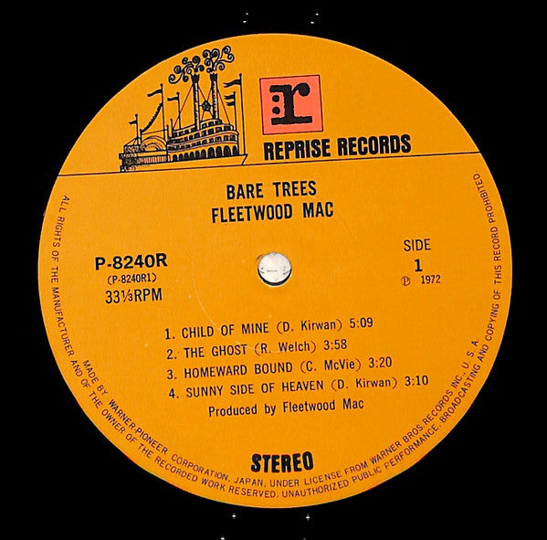 Fleetwood Mac : Bare Trees (LP, Album, RE)