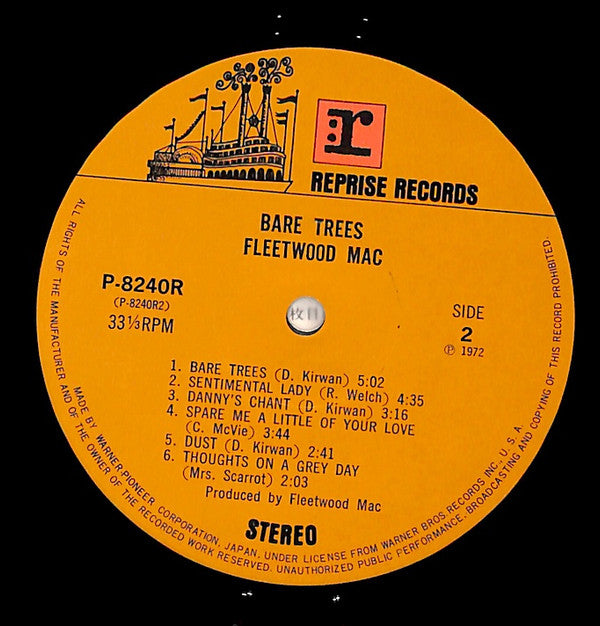 Fleetwood Mac : Bare Trees (LP, Album, RE)