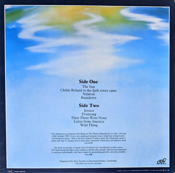 The Enid : The Stand (LP, Album, RE)